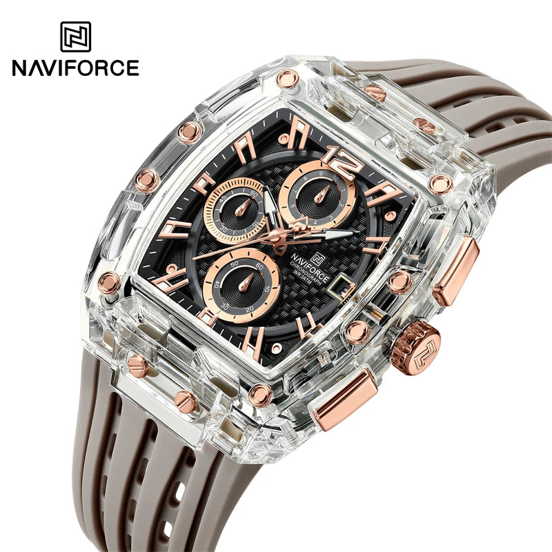Men’s Sport Chronograph Quartz Watch 5ATM Waterproof