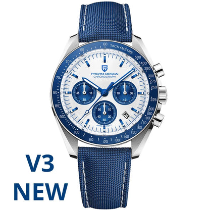 Men's Quartz Chronograph Watch Sapphire Crystal 100M