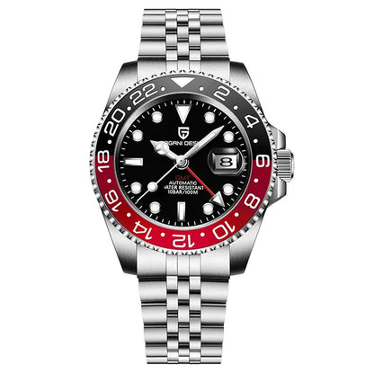 Men's GMT Automatic Watch Stainless Steel 40 mm