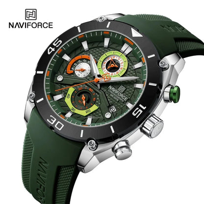 Men’s Sport Quartz Watch With Chronograph & Date