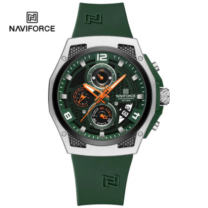 Men’s Sport Quartz Watch With Silicone Strap