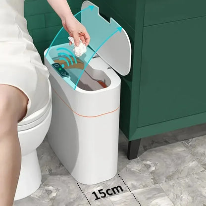 Automatic Induction Trash Can for Home and Bathroom