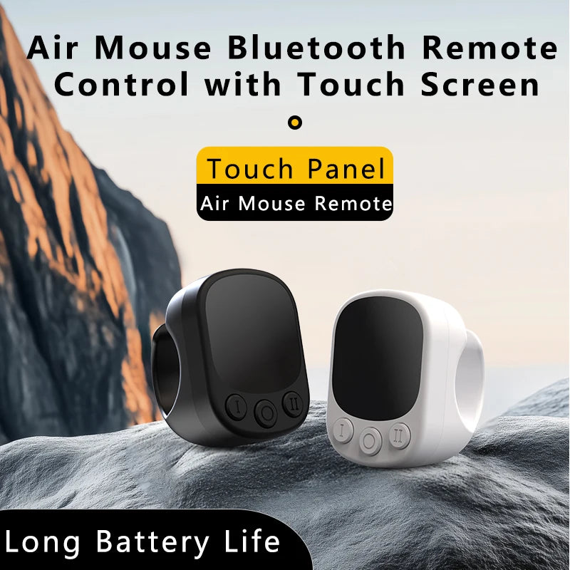 Bluetooth Ring Mouse Remote Control With Touchpad