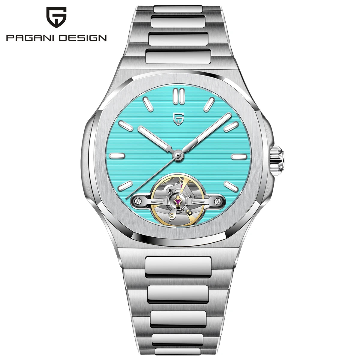 Men's Skeleton Automatic Watch With Sapphire Crystal