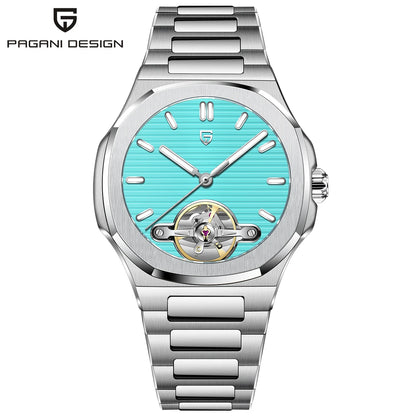 Men's Skeleton Automatic Watch With Sapphire Crystal