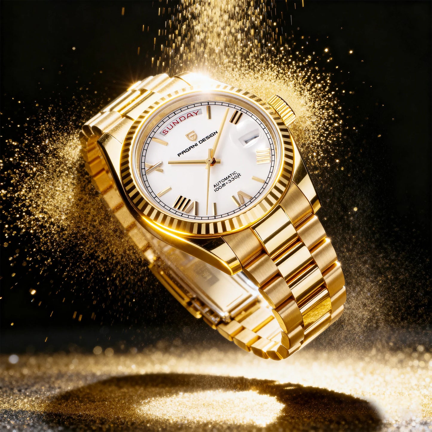 Men's Automatic Mechanical Watch With Sapphire Crystal