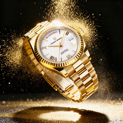 Men's Automatic Mechanical Watch With Sapphire Crystal