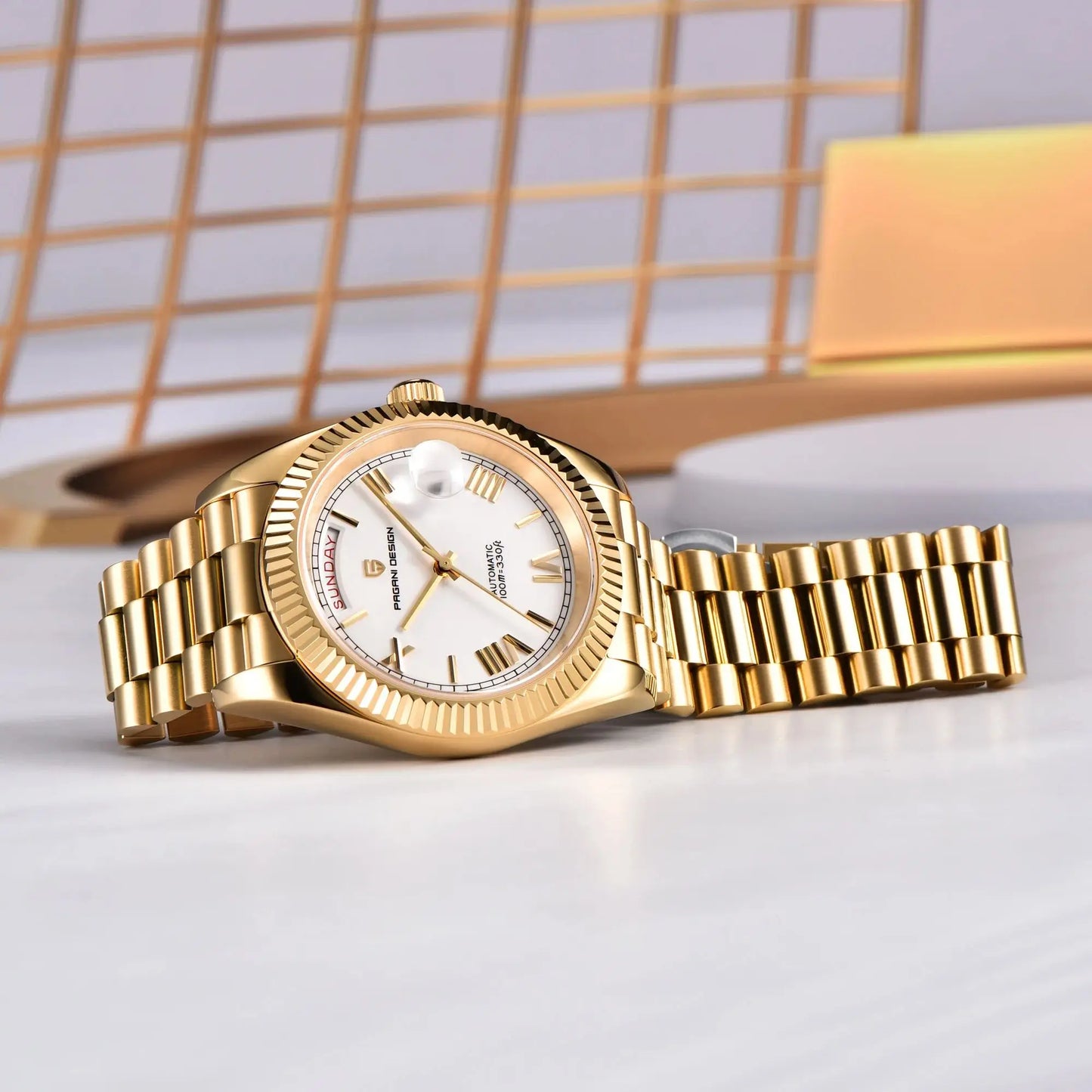 Men's Automatic Mechanical Watch With Sapphire Crystal