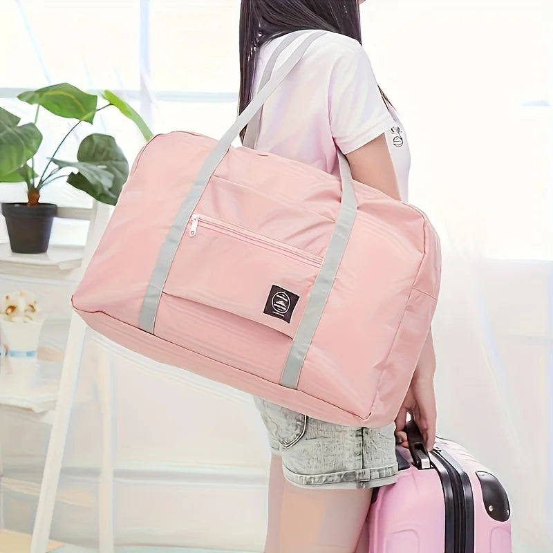 Foldable Travel Duffel Bag for Women – Lightweight Carry-On