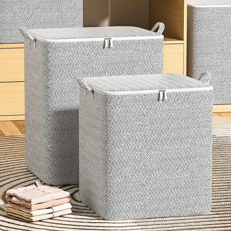 Large Capacity Non-Woven Clothes & Quilt Storage Bag