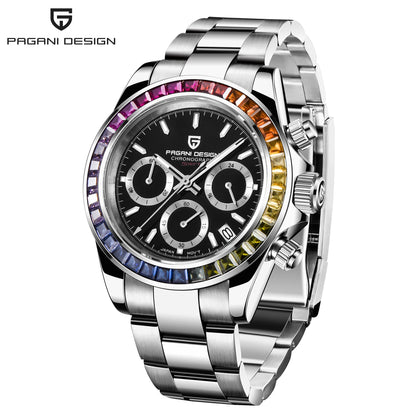 Men’s Chronograph Sport Watch Sapphire Crystal 100M