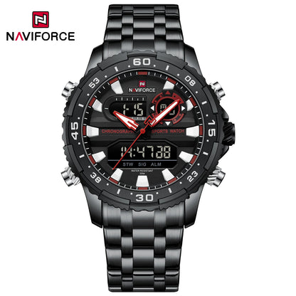 Men’s Analog-Digital Sports Watch Quartz Stainless Steel