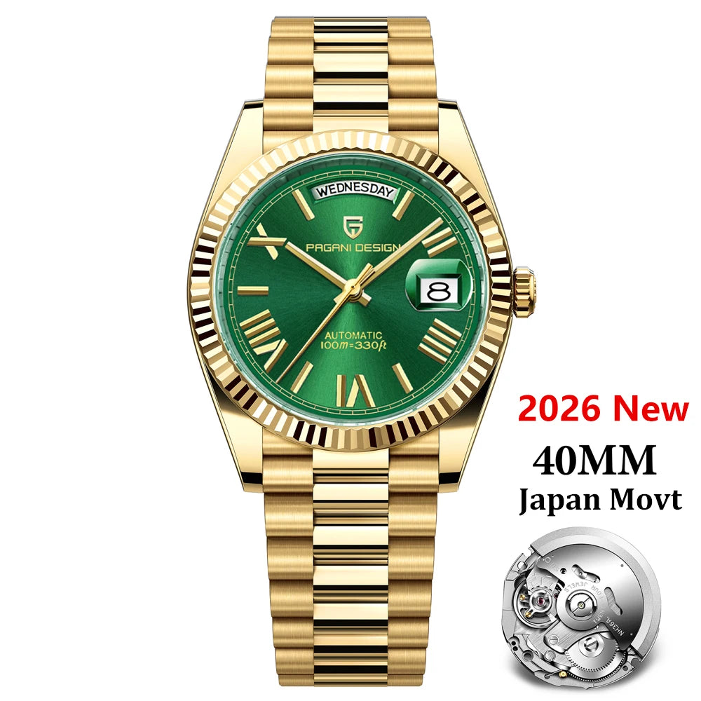 Men's Automatic Mechanical Watch With Sapphire Crystal