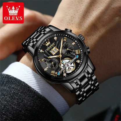 Men’s Automatic Tourbillon Luxury Mechanical Watch