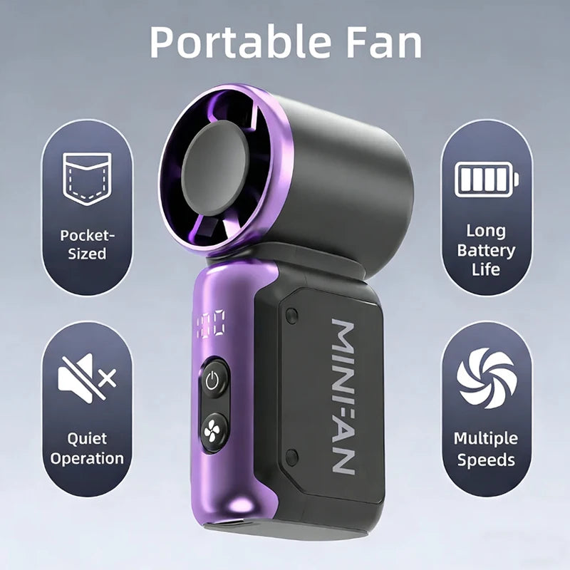 Mini USB Handheld Fan For Travel And Office