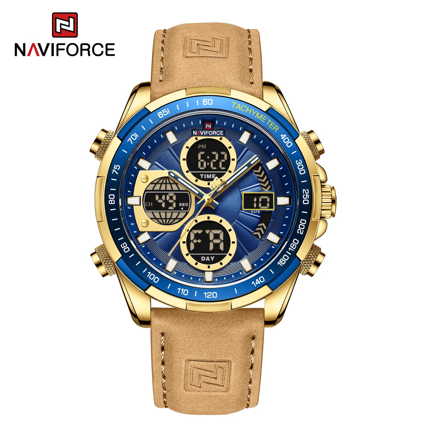 Men’s Military Chronograph Watch Quartz Analog-Digital