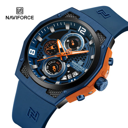 Men’s Sport Quartz Watch With Silicone Strap