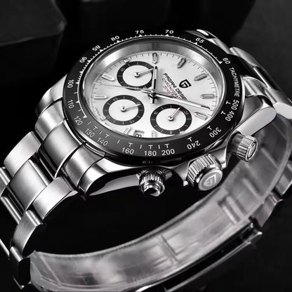 Men’s Quartz Chronograph Watch Sapphire Crystal 10 Bar
