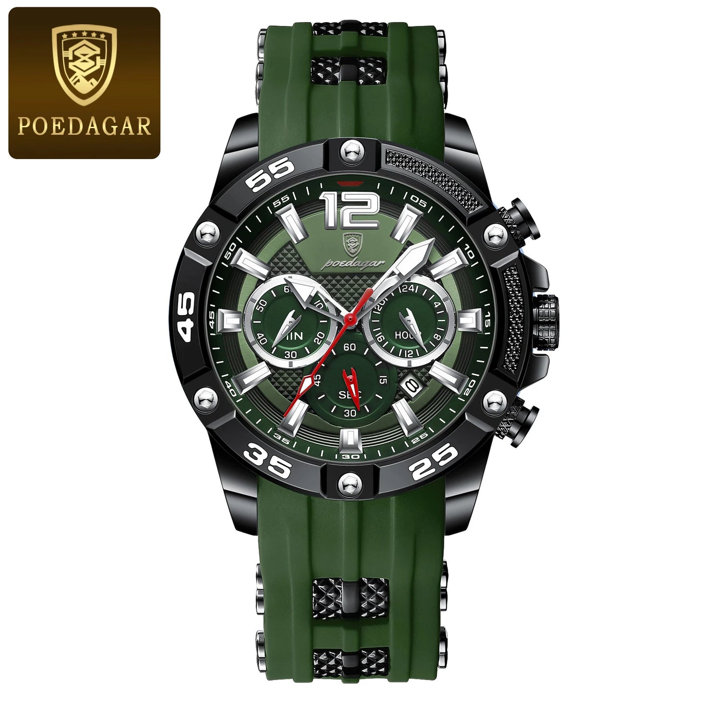 Men’s Chronograph Sports Watch Quartz Waterproof