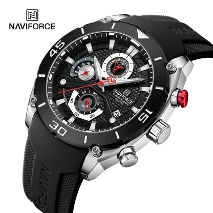 Men’s Sport Quartz Watch With Chronograph & Date