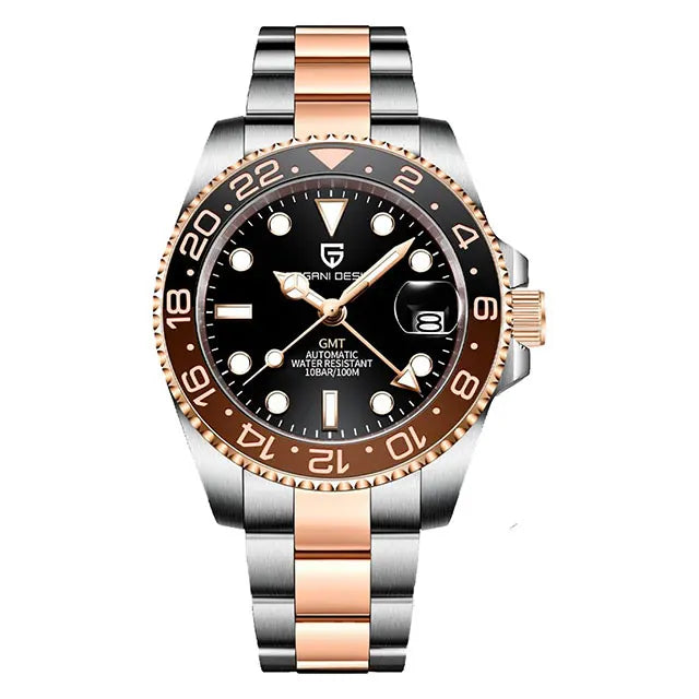 Men's GMT Automatic Watch Stainless Steel 40 mm