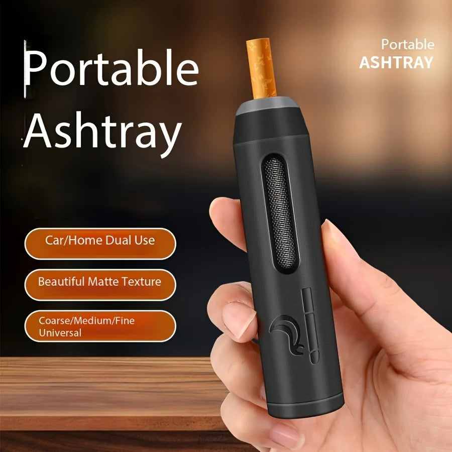 Portable Car Ashtray – Spill-Resistant, Easy-Clean Design