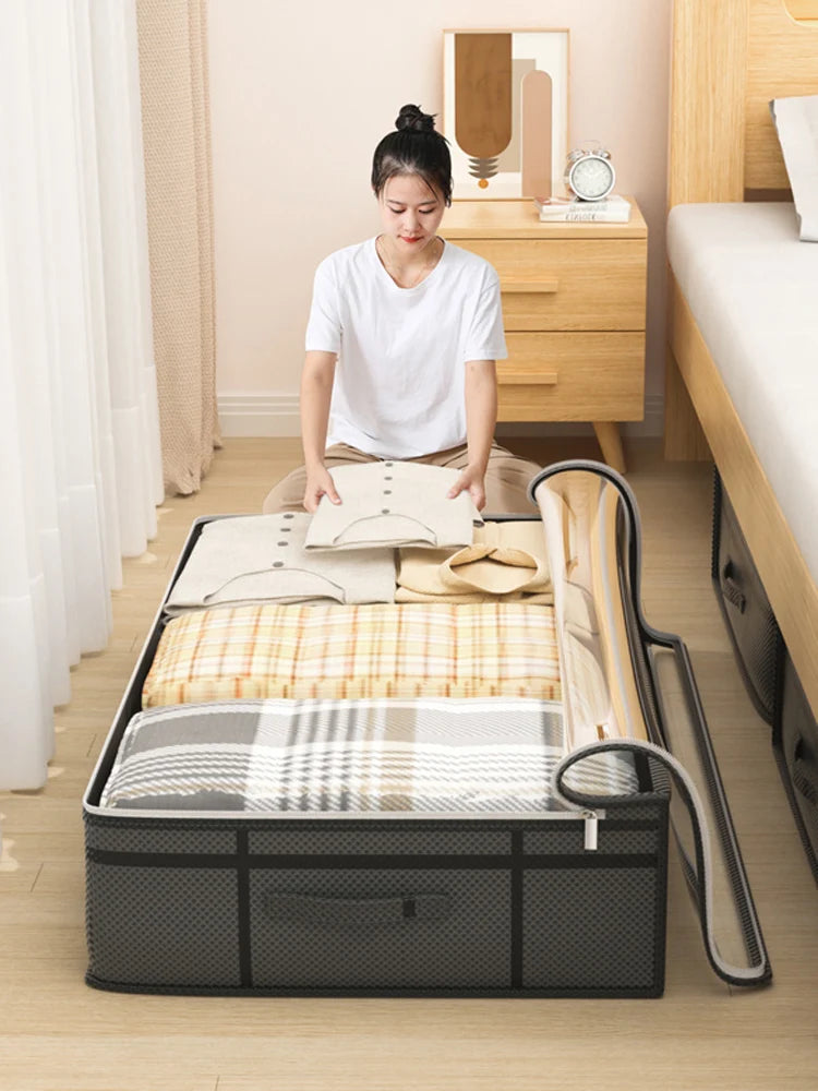Large Underbed Clothes Storage Bag – Foldable Organizer