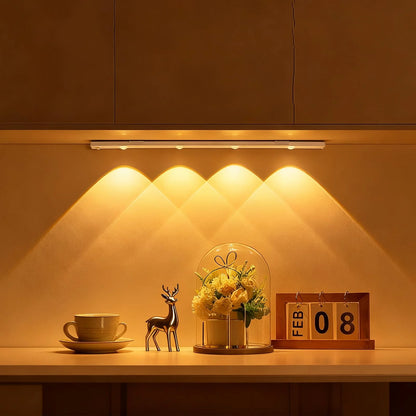 Ultra-Thin LED Motion Sensor Cabinet Light USB Rechargeable