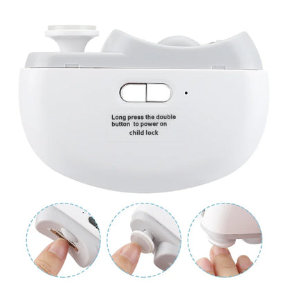 Electric Nail Clipper With Light – Rechargeable Trimmer