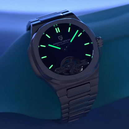 Men's Skeleton Automatic Watch With Sapphire Crystal