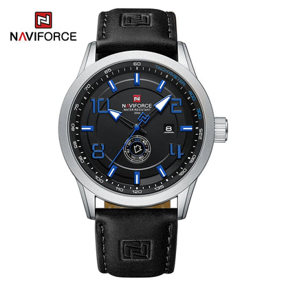 Men’s Sport Quartz Watch With PU Leather Strap