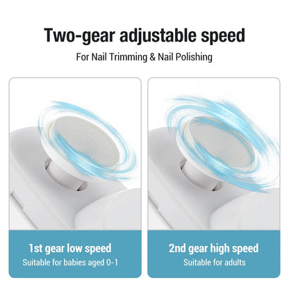 Electric Nail Clipper With Light – Rechargeable Trimmer