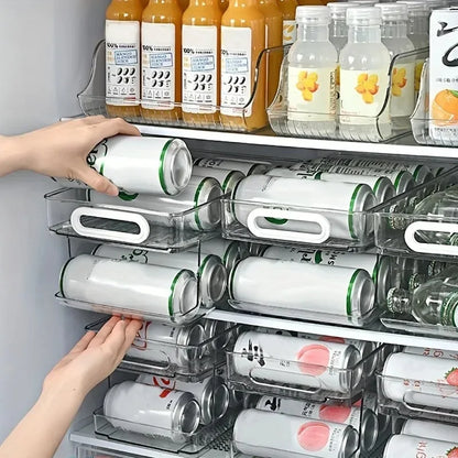 Stackable Soda Can Dispenser for Fridge Storage