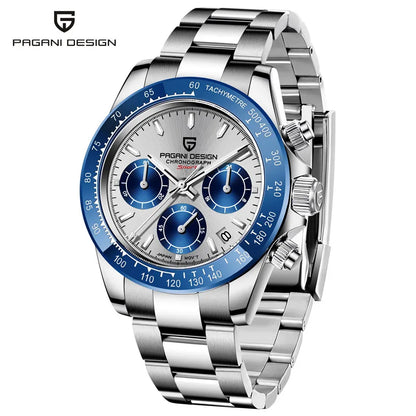 Men’s Chronograph Sport Watch Sapphire Crystal 100M