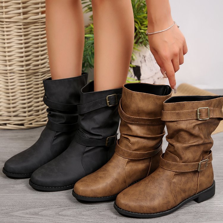 Mid Boots Premium Plus Size
