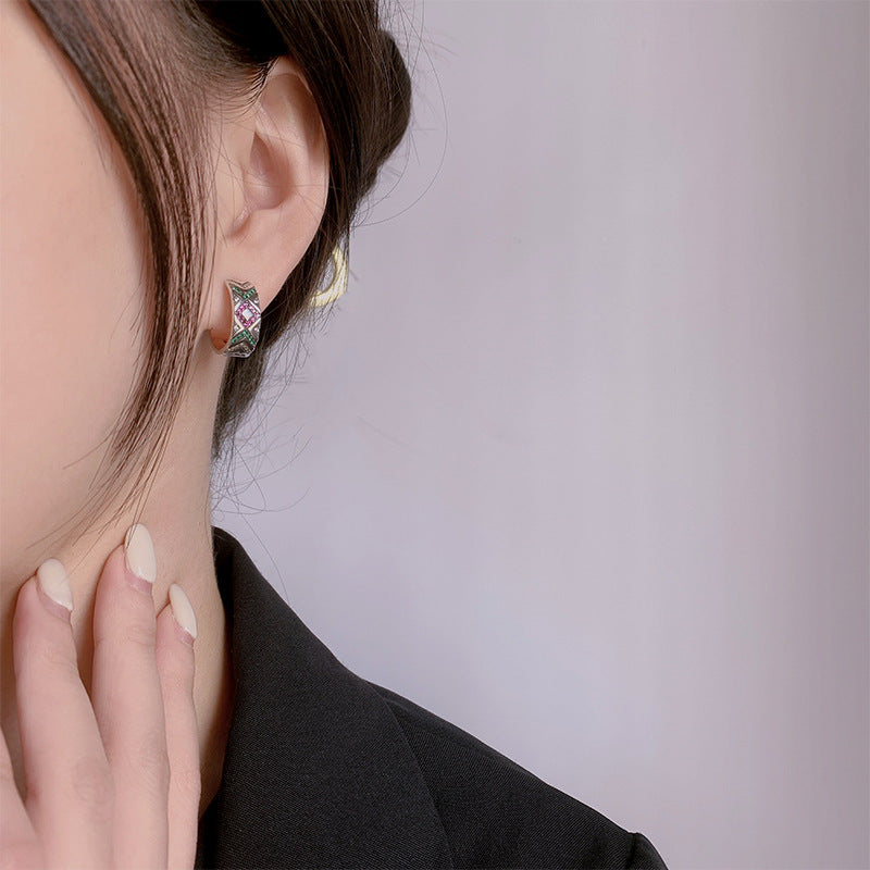 S925 Sterling Silver Tribal Earrings