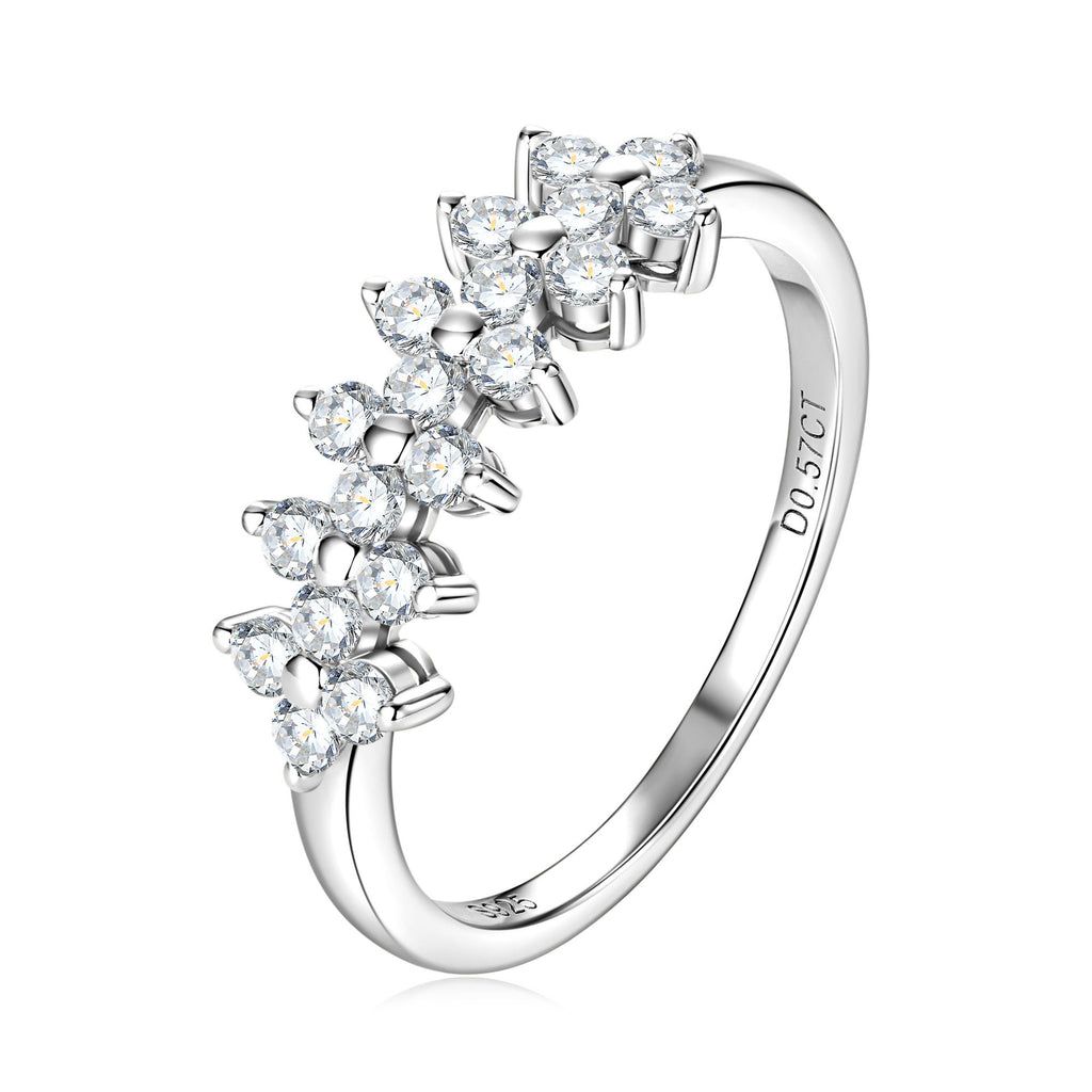S925 Moissanite Silver Ring
