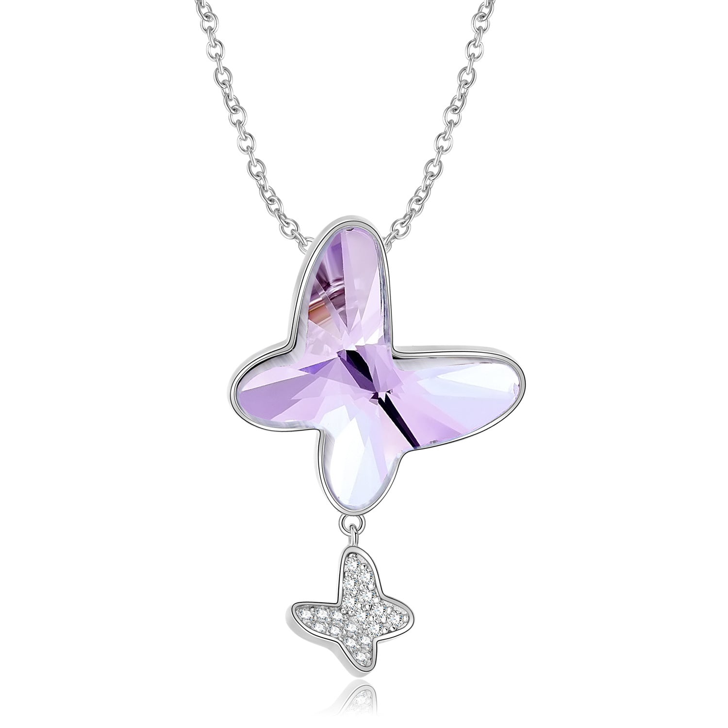 Butterfly Sterling Silver Necklace