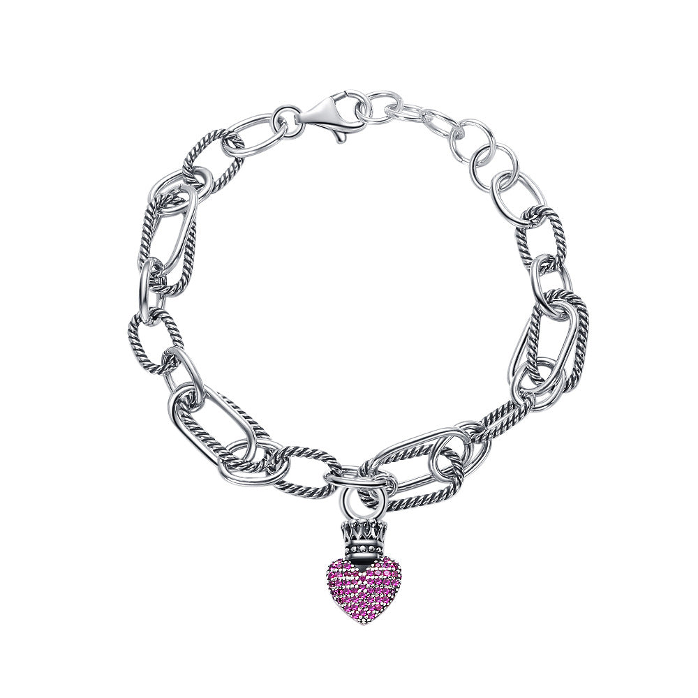 S925 Sterling Silver Vintage Bracelet