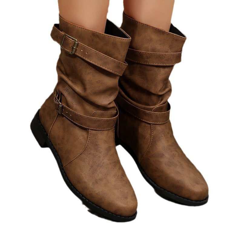 Mid Boots Premium Plus Size
