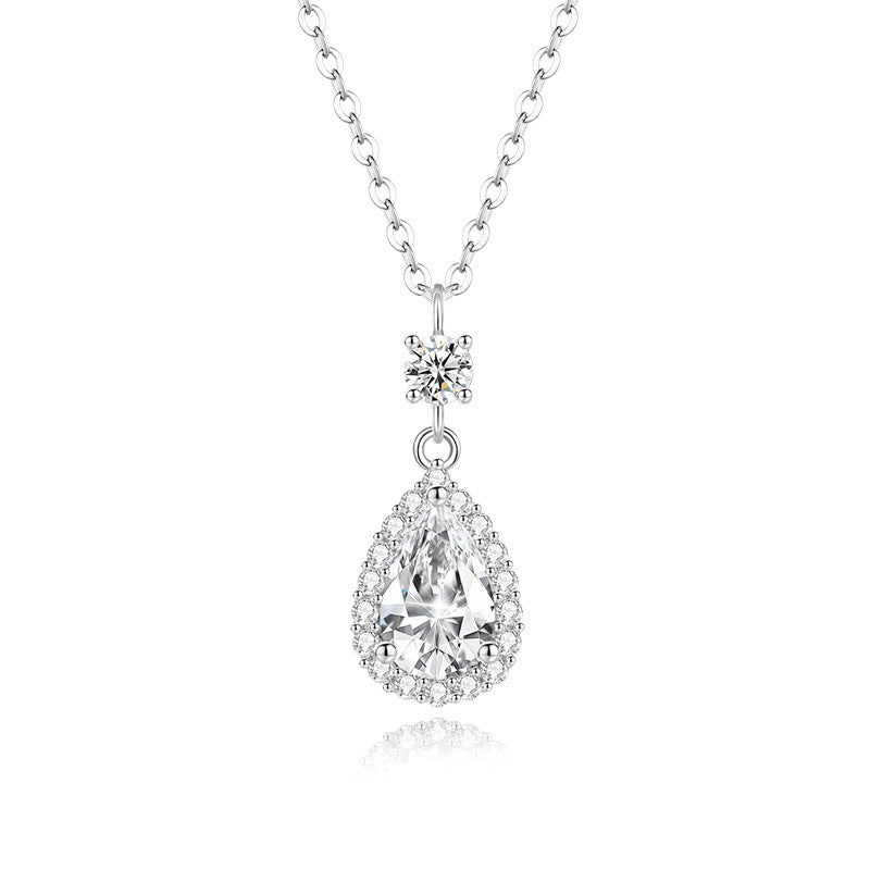Diamond Sterling Silver Necklace