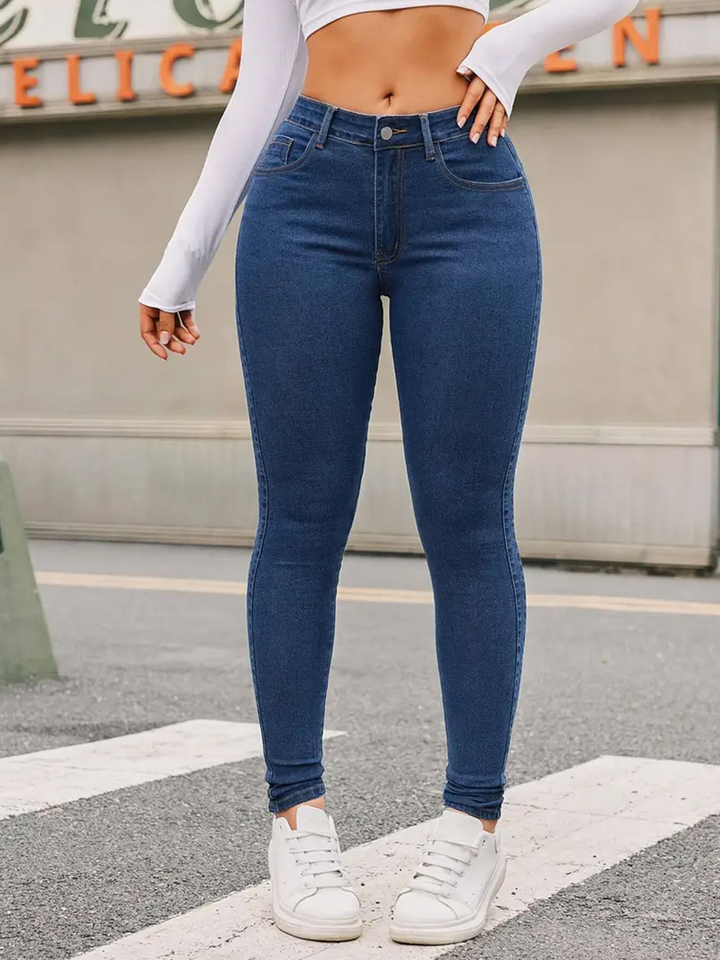Skinny Stretch Jeans Pants Premium