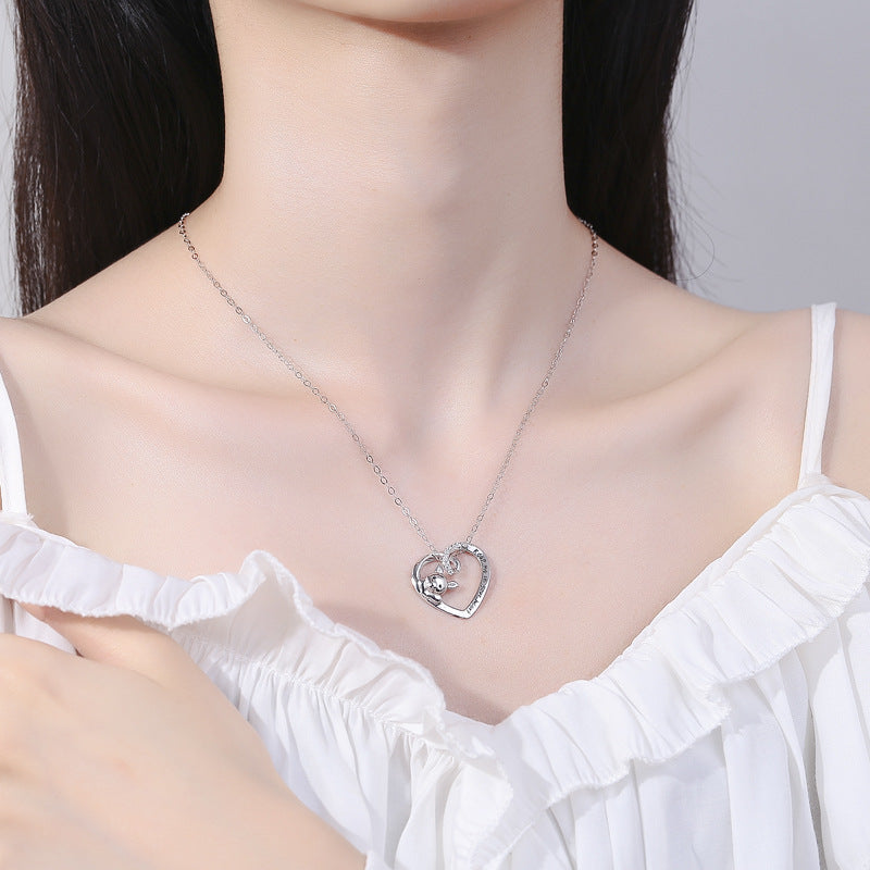 Pig Sterling Silver Pendant Necklace