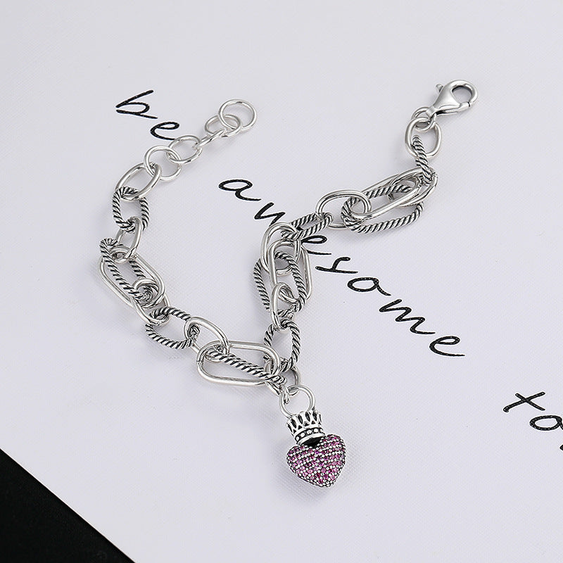 S925 Sterling Silver Vintage Bracelet