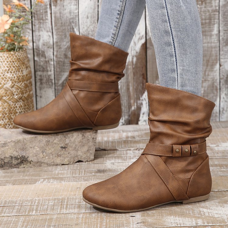 Cowboy Mid-Calf Boots