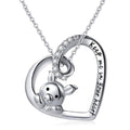Pig Sterling Silver Pendant Necklace