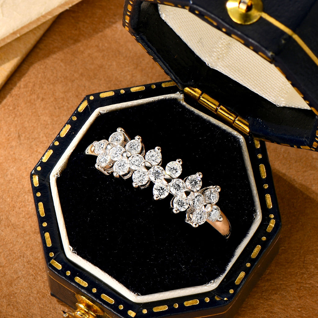 S925 Moissanite Silver Ring