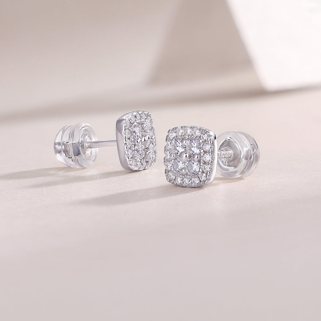 S925 Fog Sea Moissanite Earrings Set