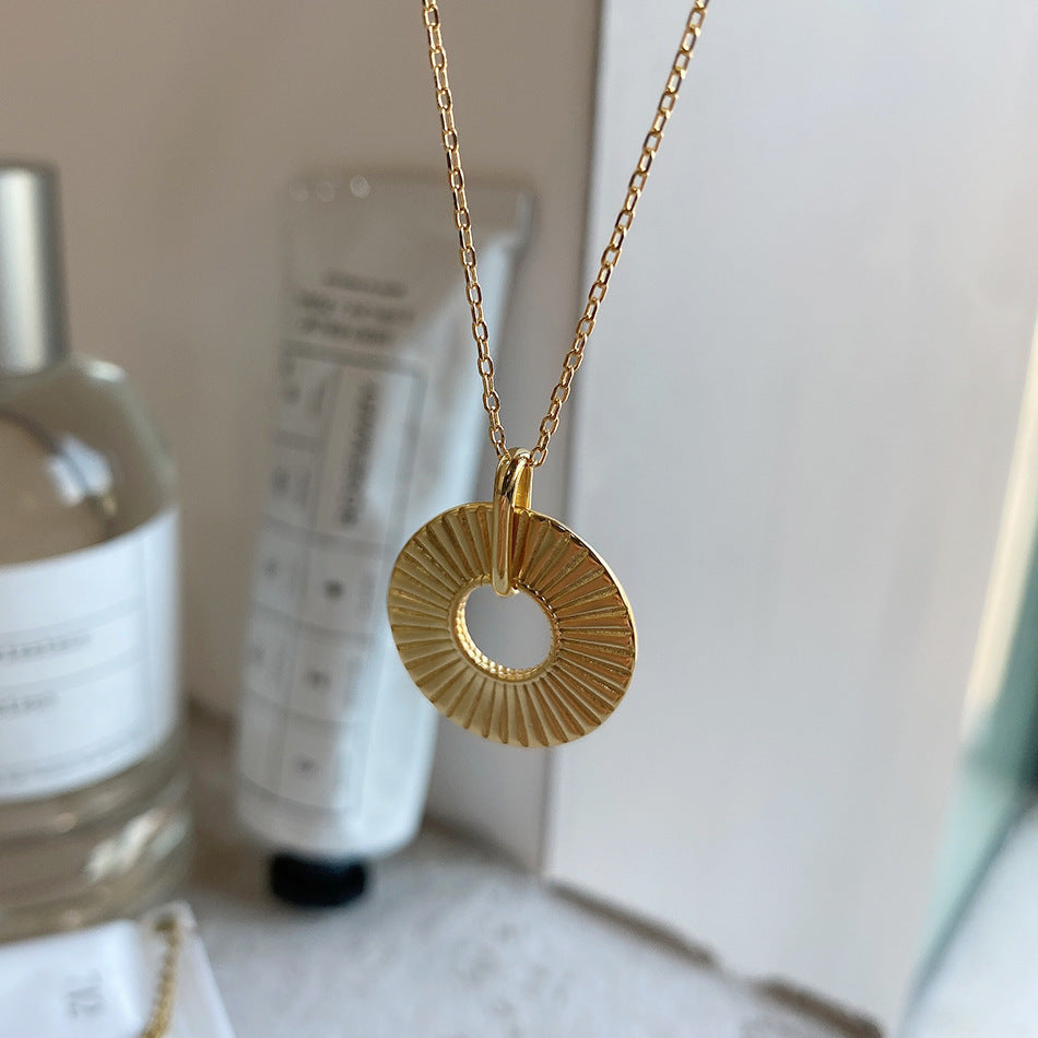 Geometric Silver Necklace