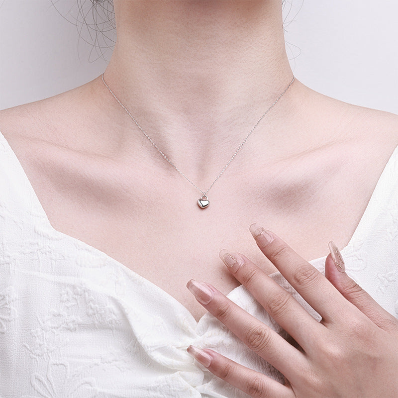 Heart Silver Pendant Necklace